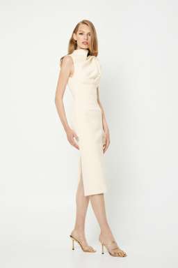 Mossman The Edge of Glory Midi Dress Ivory Size 10