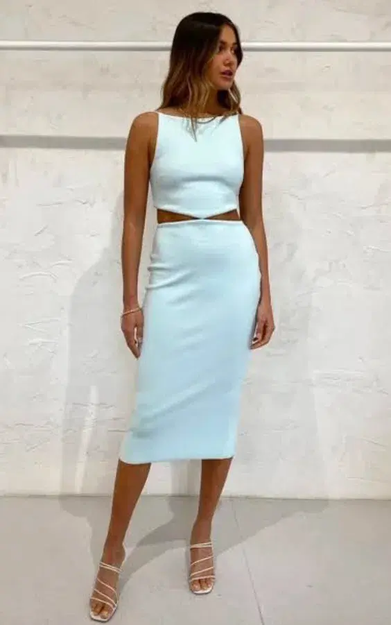 Bec and Bridge Scout Cut Out Midi Dress for rent on The Volte - main image