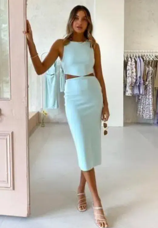 Bec and Bridge Scout Cut Out Midi Dress for rent on The Volte - main image