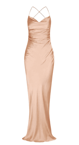 Shona Joy La Lune Lace Back Maxi Dress Blush Size 6 for rent on The Volte - image 3