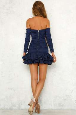 Mossman The Turning Point Dress Blue Size 6 for rent on The Volte - image 3