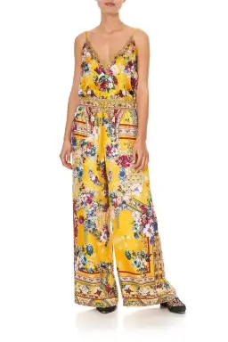 Camilla Crowned Roses Straight Leg Pants Size AU 10 for rent on The Volte - image 1