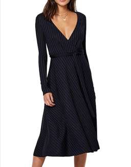 Bec & Bridge Ultramarine Wrap Dress Navy Size 10