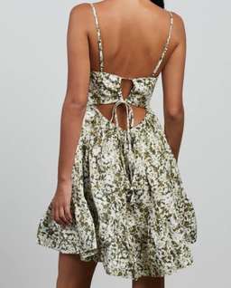 Shona Joy Suzette Linen Dress Size 8