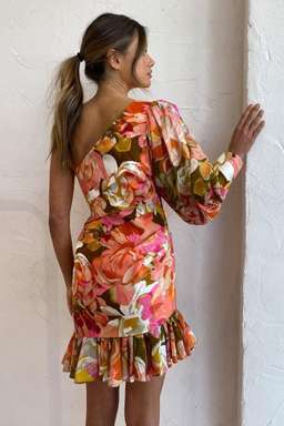 Acler Lawson Dress Print Size 6 for rent on The Volte - image 3