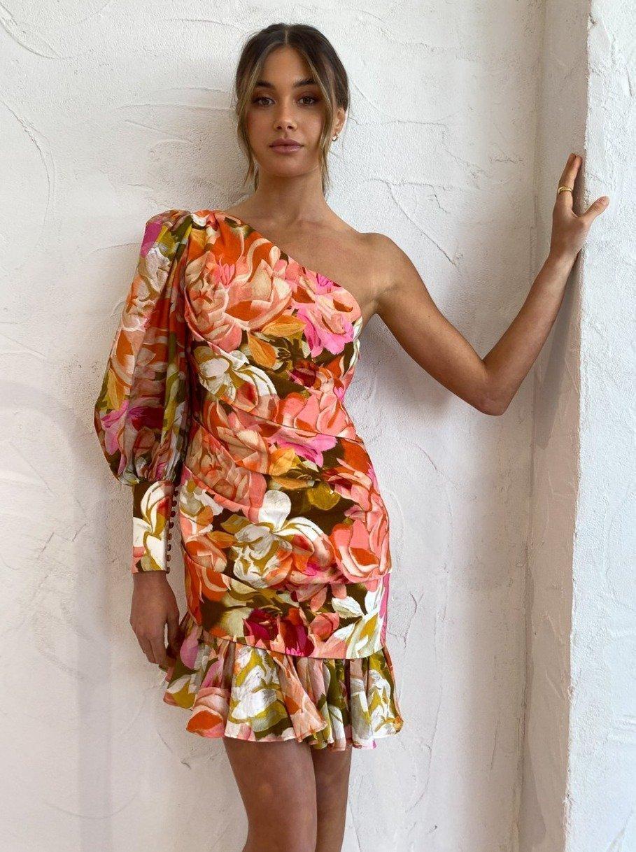 Acler Lawson Dress Print Size 6 for rent on The Volte - main image