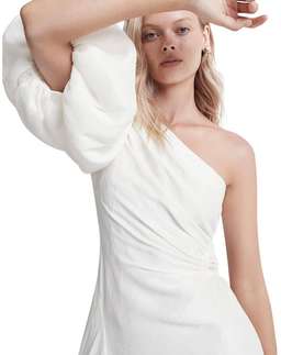 AJE Concept Dress White Size 10 for rent on The Volte - image 2