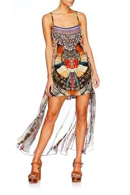 Camilla Light My Fire Mini Dress Print Size 6 for rent on The Volte - image 1