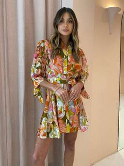 Acler Hendrix Dress Print Size 10 for rent on The Volte - image 1