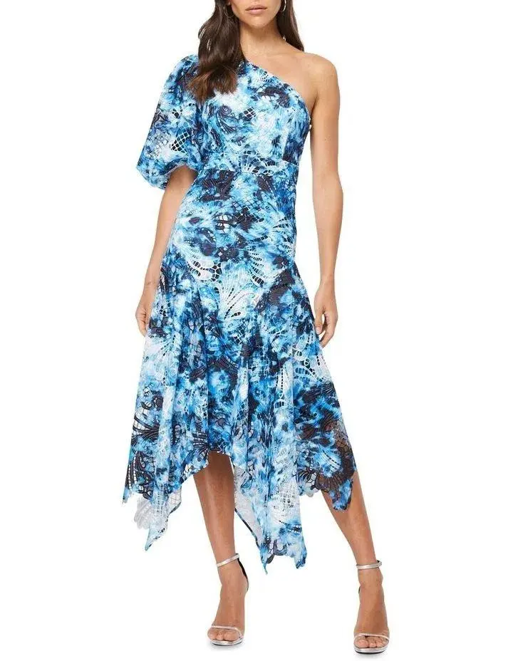Mossman The High Rise Maxi Dress Print Size 10 - Image 4