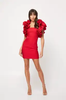 MOSSMAN RAW VISION MINI DRESS for rent on The Volte - image 1