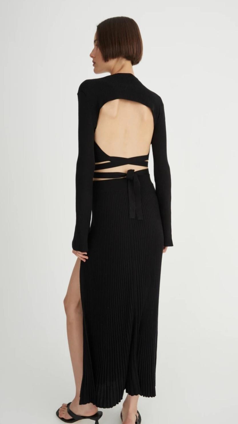 Hansel and Gretel Keke Top and Corbin Skirt Set Black Size 10 for rent on The Volte - main image