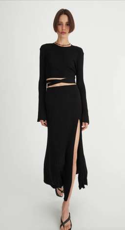 Hansel and Gretel Keke Top and Corbin Skirt Set Black Size 10 for rent on The Volte - image 1