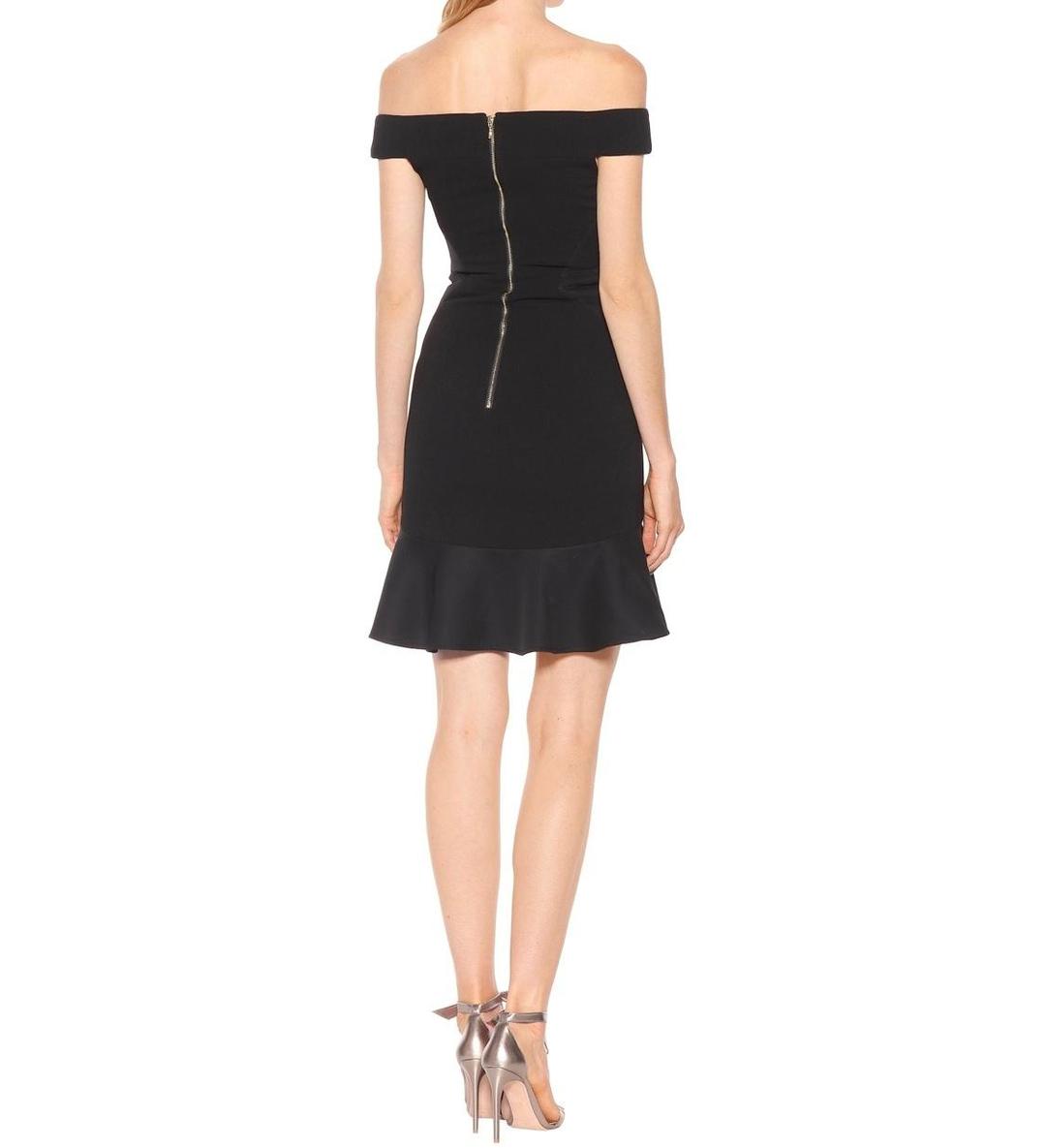 Rebecca Vallance Anise mini dress black for rent on The Volte - main image