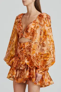 Acler Chance Cropped Top and Mini Skirt Set Print Size 8 for rent on The Volte - image 2