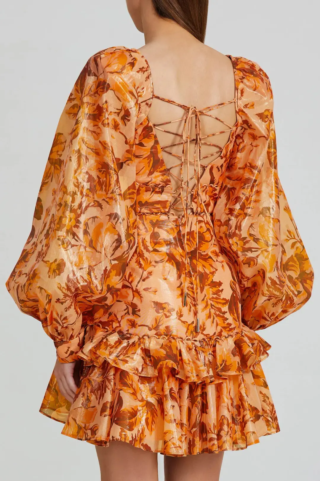 Acler Chance Cropped Top and Mini Skirt Set Print Size 8 for rent on The Volte - main image