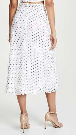 Bec & Bridge Little Cuba Skirt White Size 6