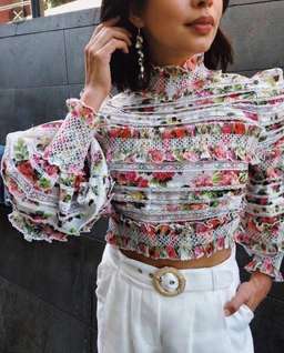 Zimmerman Radiate Sunny Smocked Bodice Pink Floral Size 8 for rent on The Volte - image 4