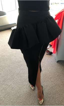 Maticevski top and skirt black size 8 for rent on The Volte - image 3