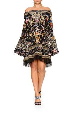 Camilla "Friend In Flora" A Line Frill Dress Size 10 for rent on The Volte - image 1