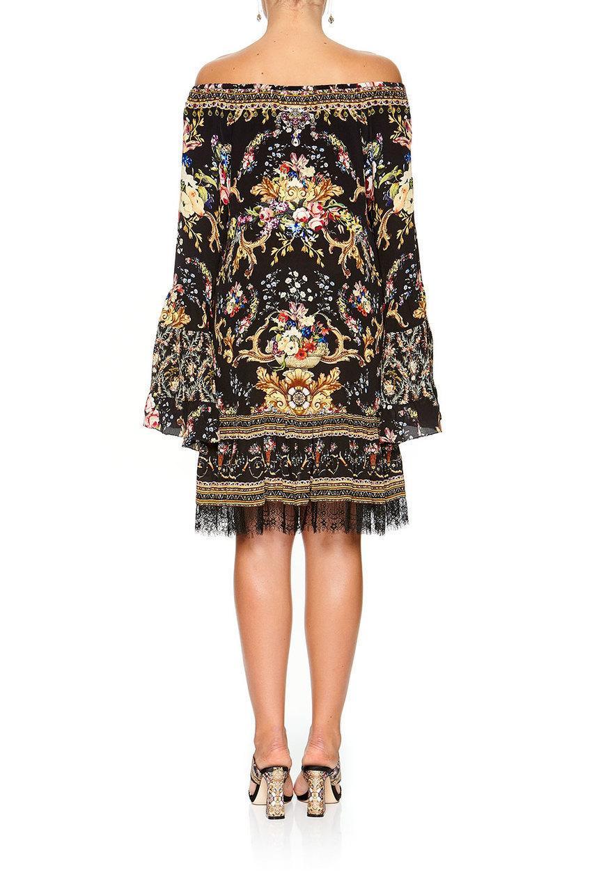 Camilla "Friend In Flora" A Line Frill Dress Size 10 for rent on The Volte - main image