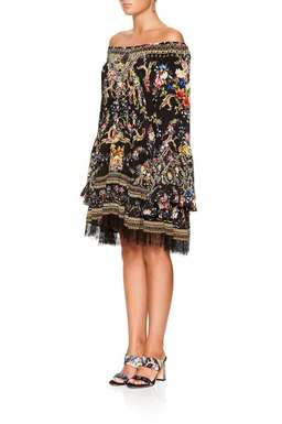 Camilla "Friend In Flora" A Line Frill Dress Size 10 for rent on The Volte - image 2