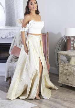 Catwalk Instyle By Marian Rahme “Sahara Two Piece Set” Gold Sizze AU 6 for rent on The Volte - image 5