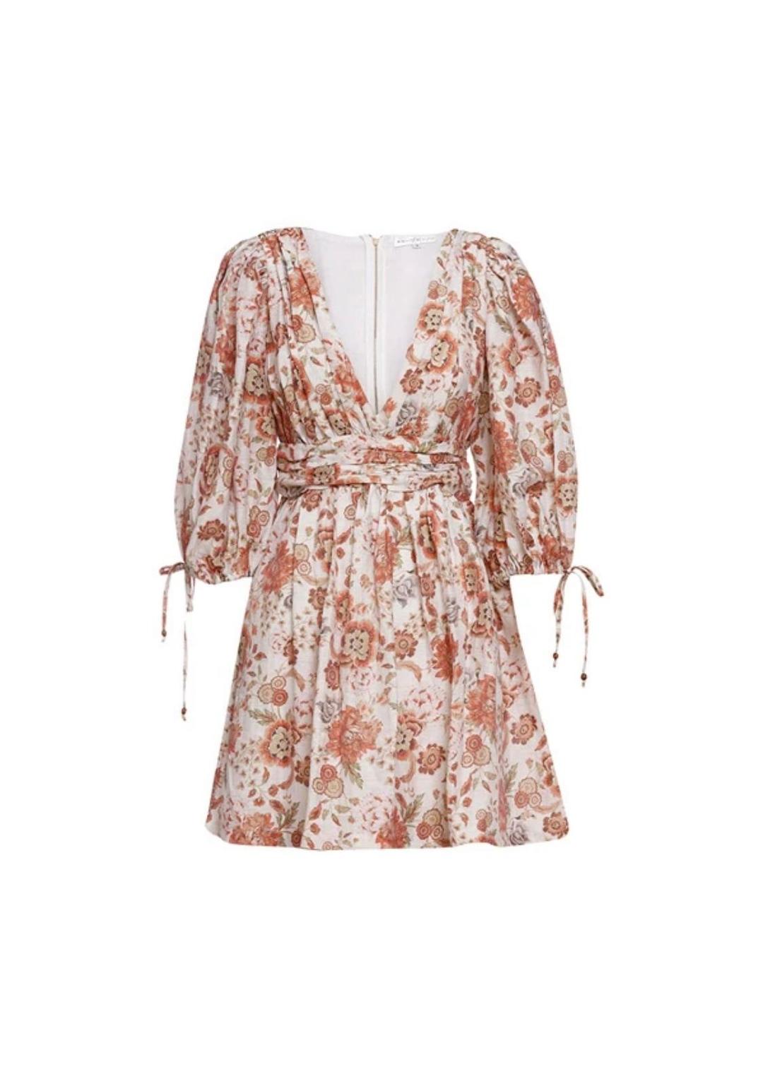 Ministry of Style Nu Boheme Mini Dress Boho Floral Print Size 6 for rent on The Volte - main image