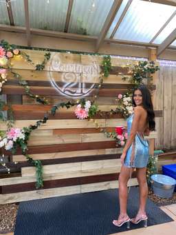 Poster girl ‘Zeina Dress’ Aquamarine size 8 for rent on The Volte - image 2