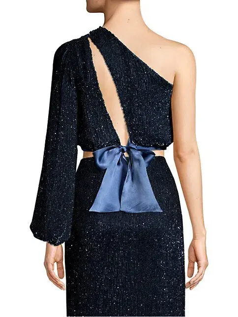 Retrofete Kathleen Top Navy Size 10 for rent on The Volte - main image