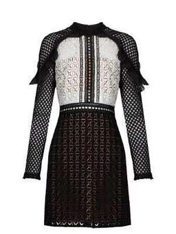 Self Portait Geometric Mini Dress for rent on The Volte - image 3