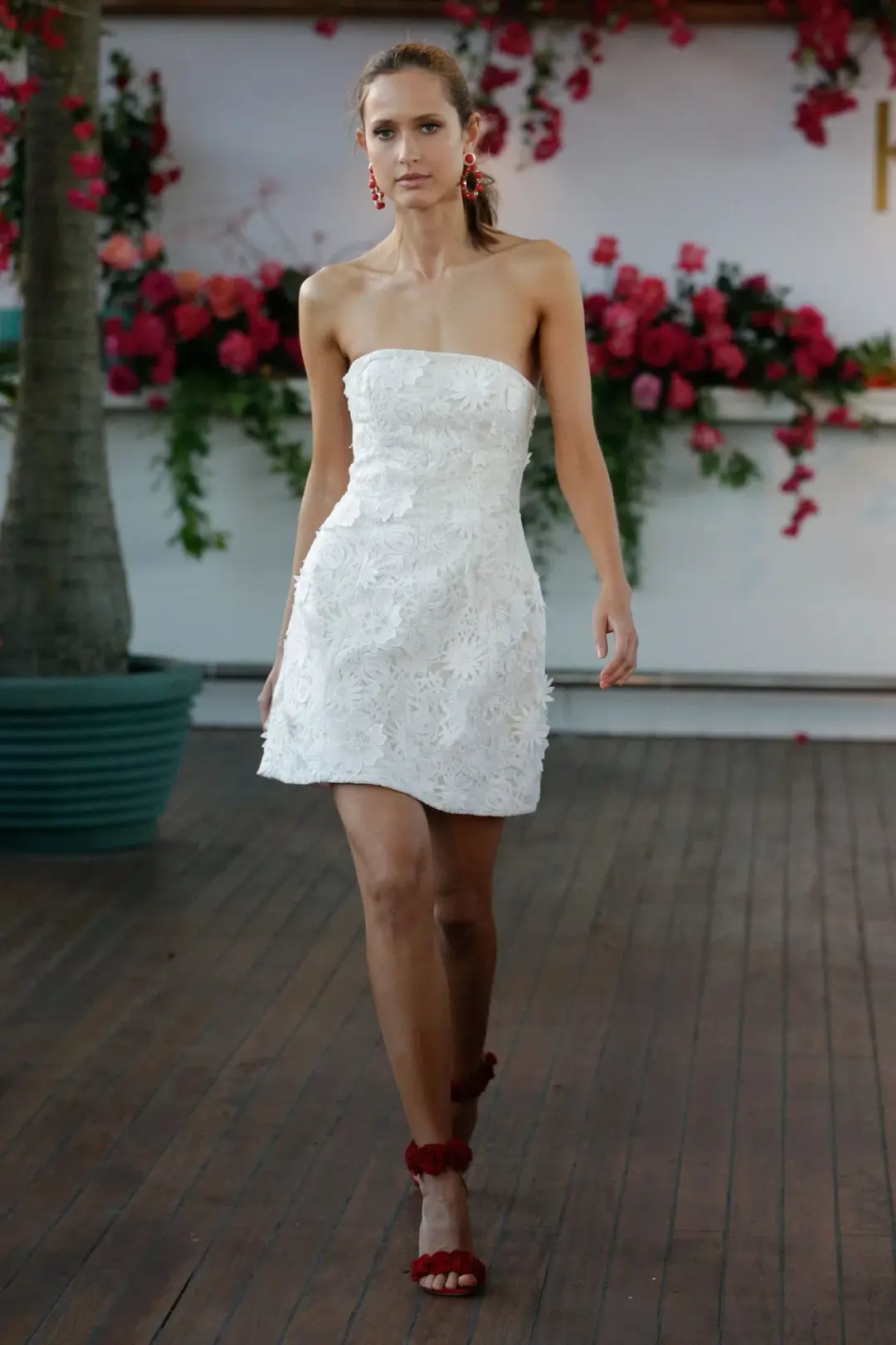 Kookai Fleur Mini Dress White Size 12 for rent on The Volte - main image