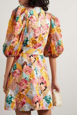 Zimmermann Tempo Kaleidoscope Mini Dress Print Size 8