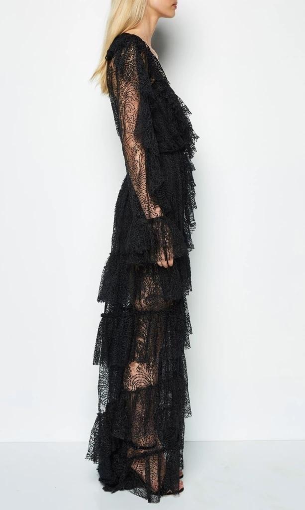 Alice Mccall Rococo Gown Black Size 6 for rent on The Volte - main image