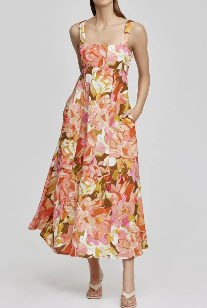 Acler Tate Dress (Pink Bouquet)  - Image 1