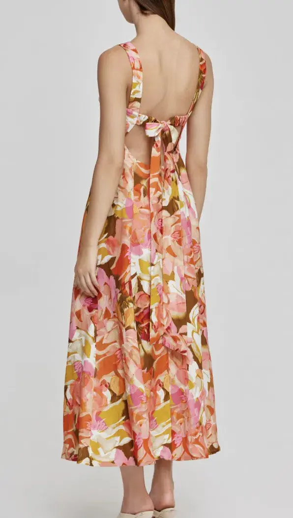 Acler Tate Dress (Pink Bouquet)  - Image 3