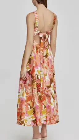 Acler Tate Dress (Pink Bouquet) for rent on The Volte - image 3