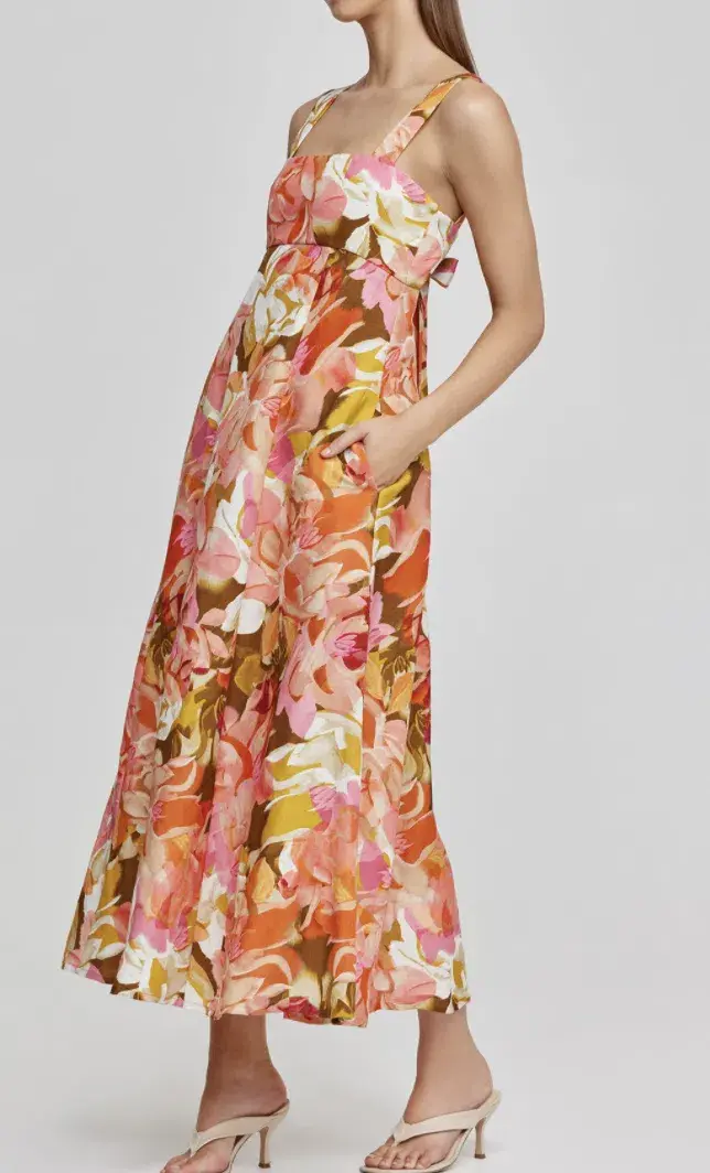 Acler Tate Dress (Pink Bouquet)  - Image 2