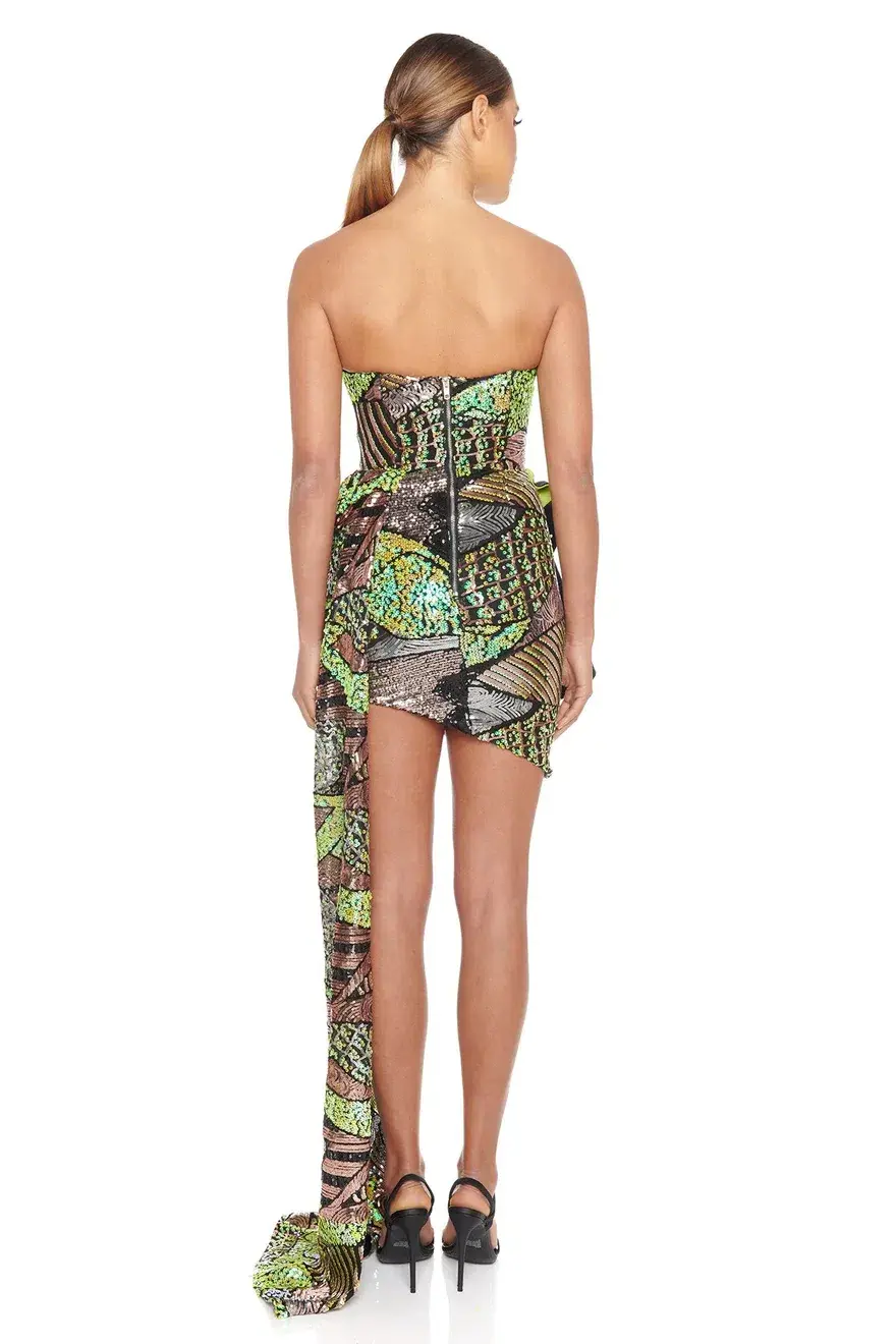 Eliya The Label Florence Dress Black Size 10 for rent on The Volte - main image