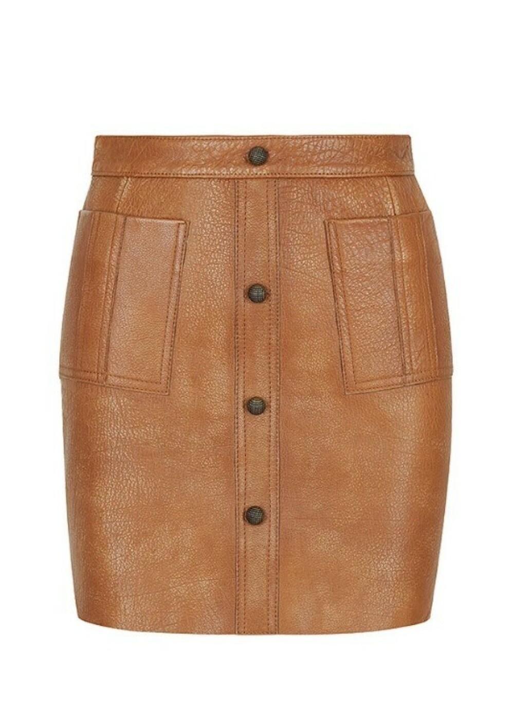 AJE Shrimpton brown mini skirt for rent on The Volte - main image