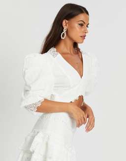 Mossman Havana Nights Top White Size 6 for rent on The Volte - image 5