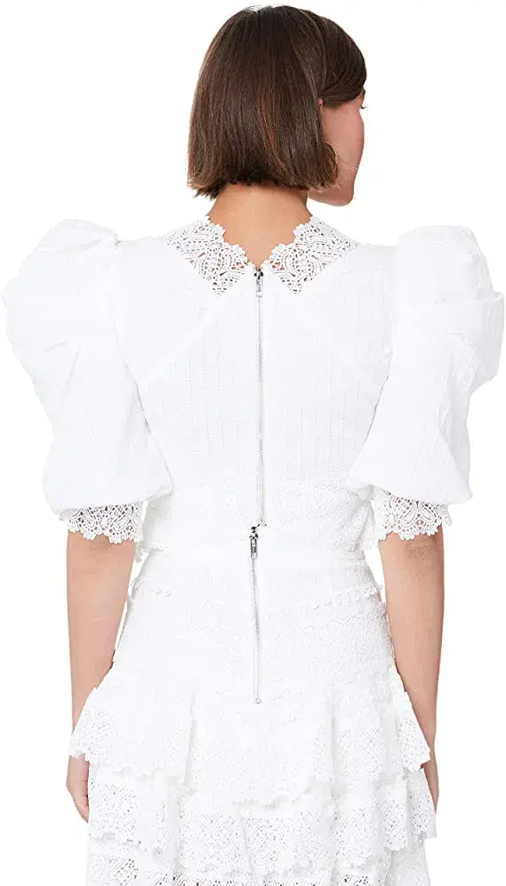 Mossman Havana Nights Top White Size 6 for rent on The Volte - main image