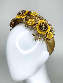 Halo & Rose Impromptu Princess headband yellow