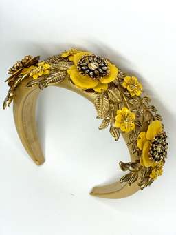 Halo & Rose Impromptu Princess headband yellow