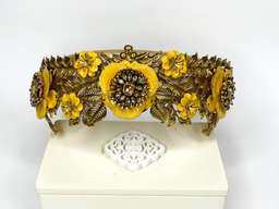 Halo & Rose Impromptu Princess headband yellow