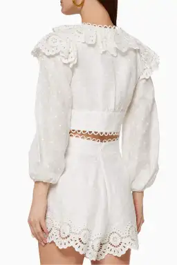 Zimmerman Bellitude Scallop Top White Size 8 for rent on The Volte - image 3