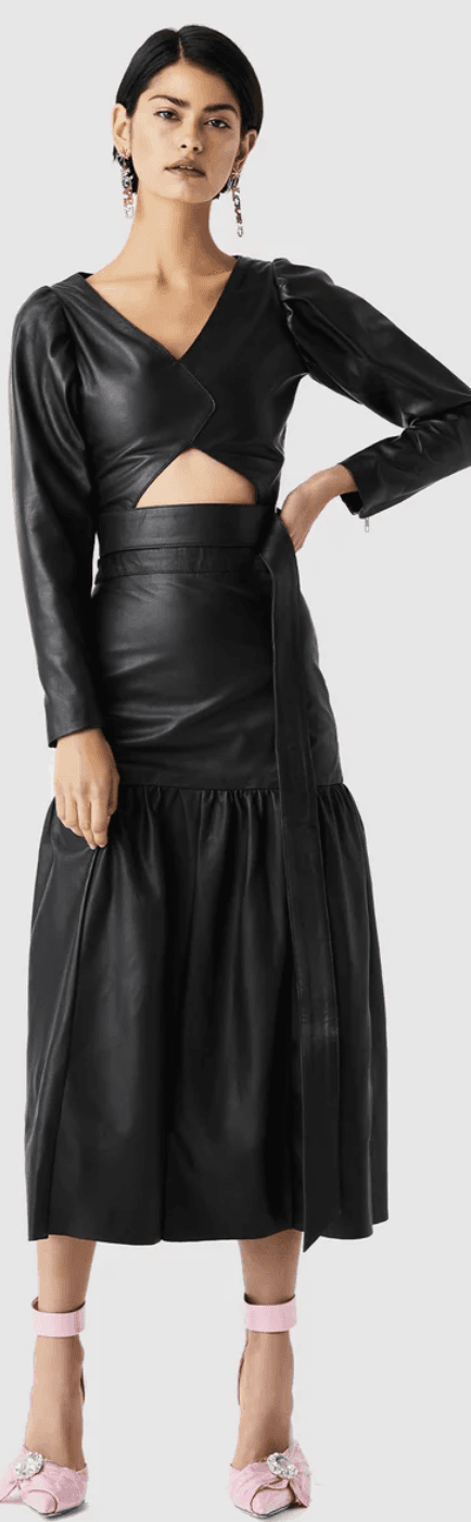 ATOIR- Just Peachy Top, 100% Leather - Image 4