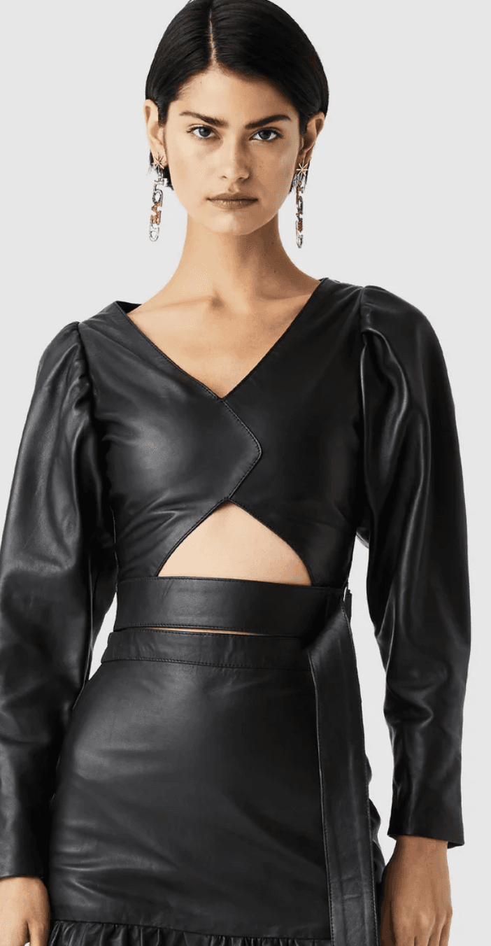 ATOIR- Just Peachy Top, 100% Leather - Image 1