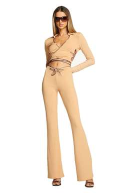I. AM. GIA Renalee Top and Pants Set Brown Size 8 for rent on The Volte - image 2