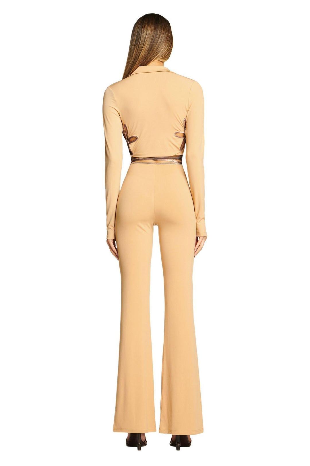 I. AM. GIA Renalee Top and Pants Set Brown Size 8 for rent on The Volte - main image